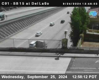 SB 15 at Del Lago bridge