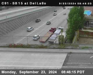 SB 15 at Del Lago bridge