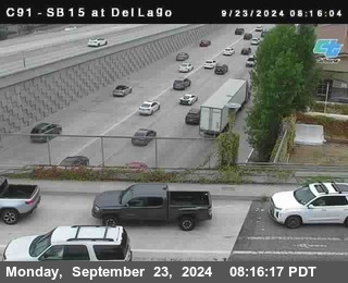 SB 15 at Del Lago bridge