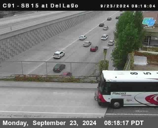 SB 15 at Del Lago bridge