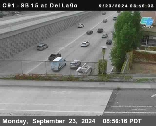 SB 15 at Del Lago bridge