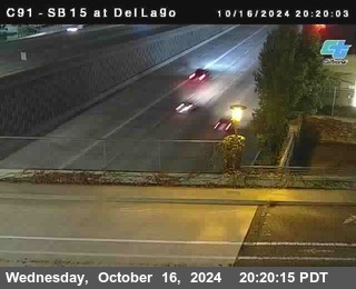 SB 15 at Del Lago bridge