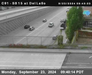 SB 15 at Del Lago bridge