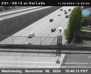 SB 15 at Del Lago bridge