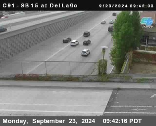 SB 15 at Del Lago bridge