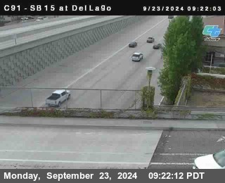 SB 15 at Del Lago bridge