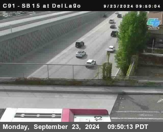 SB 15 at Del Lago bridge