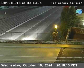 SB 15 at Del Lago bridge