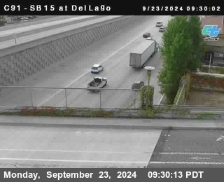 SB 15 at Del Lago bridge