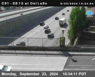 SB 15 at Del Lago bridge