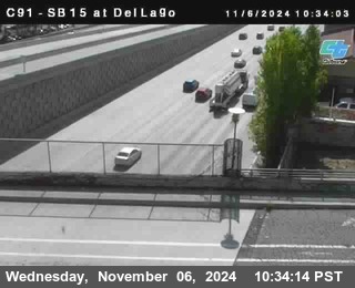 SB 15 at Del Lago bridge