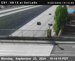 SB 15 at Del Lago bridge