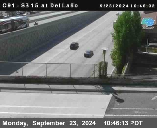 SB 15 at Del Lago bridge