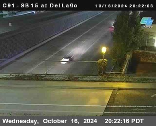 SB 15 at Del Lago bridge