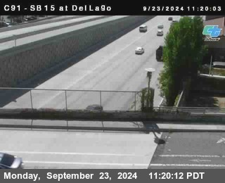 SB 15 at Del Lago bridge