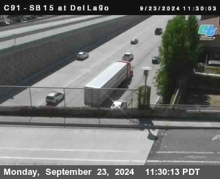 SB 15 at Del Lago bridge