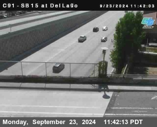 SB 15 at Del Lago bridge