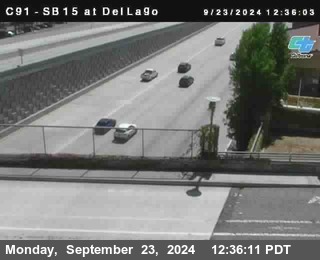 SB 15 at Del Lago bridge