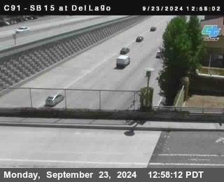 SB 15 at Del Lago bridge