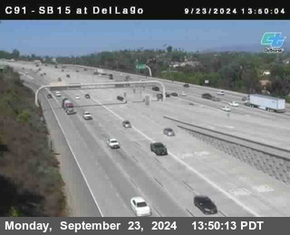 SB 15 at Del Lago bridge