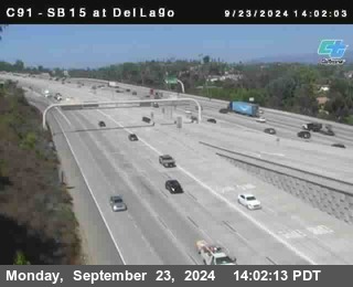 SB 15 at Del Lago bridge