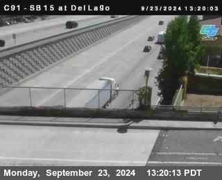 SB 15 at Del Lago bridge