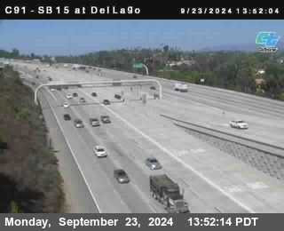 SB 15 at Del Lago bridge