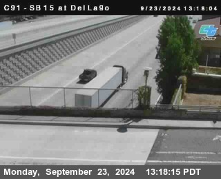 SB 15 at Del Lago bridge