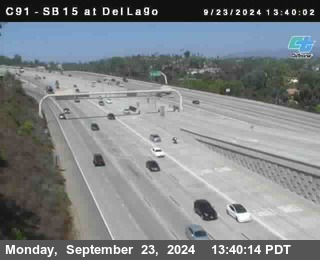 SB 15 at Del Lago bridge