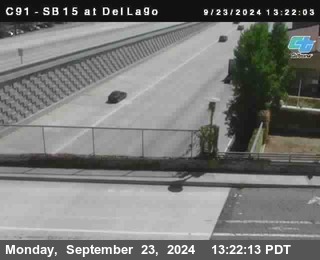 SB 15 at Del Lago bridge