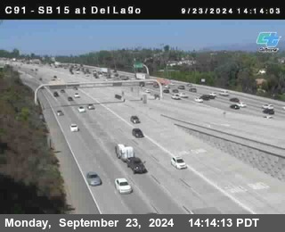 SB 15 at Del Lago bridge