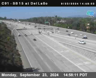 SB 15 at Del Lago bridge