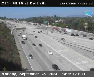 SB 15 at Del Lago bridge