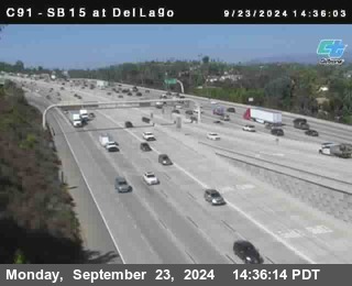 SB 15 at Del Lago bridge