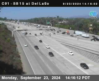 SB 15 at Del Lago bridge