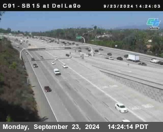 SB 15 at Del Lago bridge