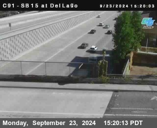 SB 15 at Del Lago bridge