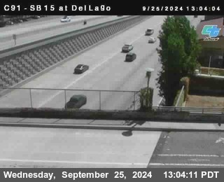 SB 15 at Del Lago bridge