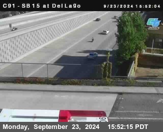 SB 15 at Del Lago bridge