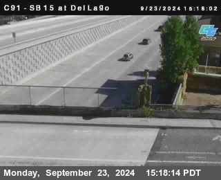 SB 15 at Del Lago bridge