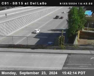 SB 15 at Del Lago bridge