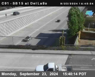 SB 15 at Del Lago bridge