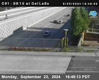 SB 15 at Del Lago bridge