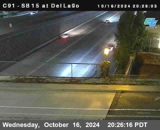 SB 15 at Del Lago bridge