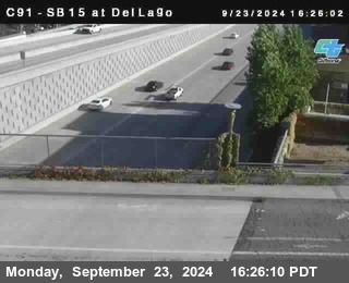 SB 15 at Del Lago bridge