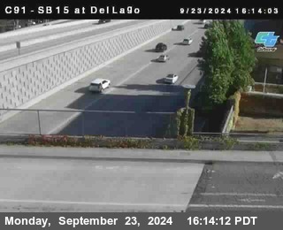 SB 15 at Del Lago bridge