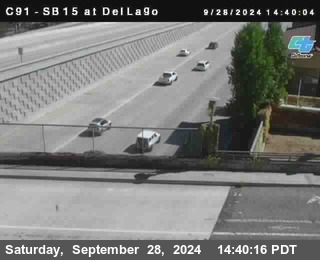 SB 15 at Del Lago bridge