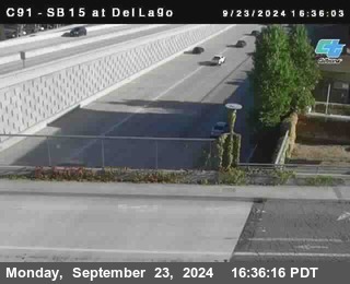 SB 15 at Del Lago bridge