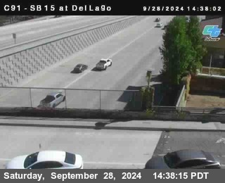 SB 15 at Del Lago bridge