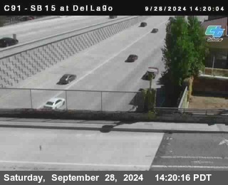 SB 15 at Del Lago bridge